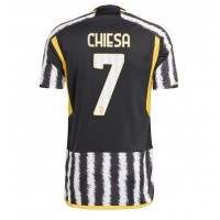 Camisa de time de futebol Juventus Federico Chiesa #7 Replicas 1º Equipamento 2023-24 Manga Curta